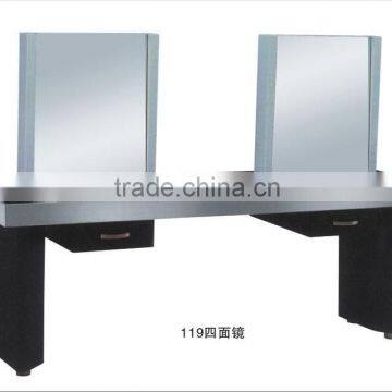 Beiqi 2016 New Double Sides Four Face With Desk Hair Salon Mirror Station for Sale photo-2