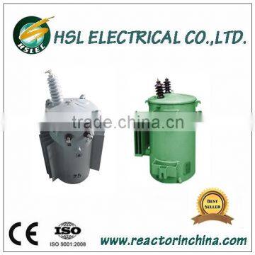 11kv 33kv oil immersed single phase pole mounted power transformer