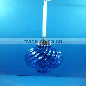 2016 Latest wholesale decorating christmas clear colored glass ball