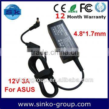 12V 3A Power Supply for ASUS Eee PC 1000 1000H 1000HD