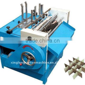 automatic partition slotting machine for corrugated cartons