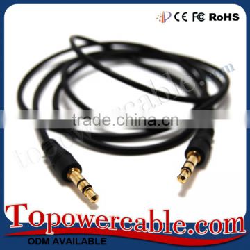 Good Mobile Phone Accessories 3.5mm Auxiliary Input Audio AUX Car Cables