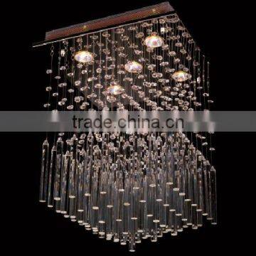 Contemporary LED Crystal Lamp Induction Office Ceiling Lamp Modern