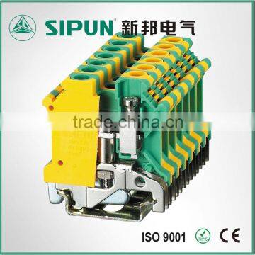 SUK-6JD 6mm screw grounding din rail terminal block