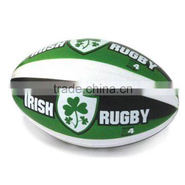 White And Green Rugby Ball