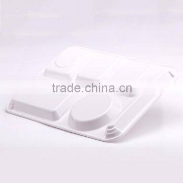 New China Products for Sale Super White 6 Compartment Melamine Plate photo-3