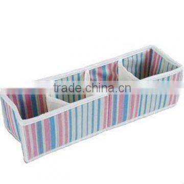 TAILI brand 4 grids multicolor Non-woven Fabric storage organizer AF018