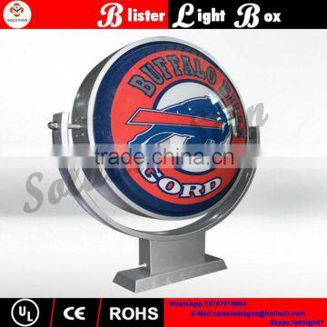 Energy saving advertising LED waterproof acrylic rotating light box sign