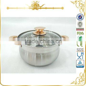 20cm stainless steel casserole , cooking pot, saucepot MSF-3948-3