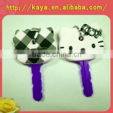 Novelty double-side 3d soft pvc key cap