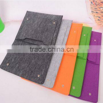 100% polyester felt bag with buttons wholesale