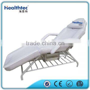 Electric Metal Frame PU Beauty Salon Facial Massage Bed