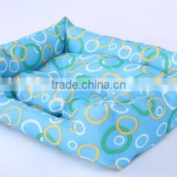 Blue Dog Bed With Removable Cushion