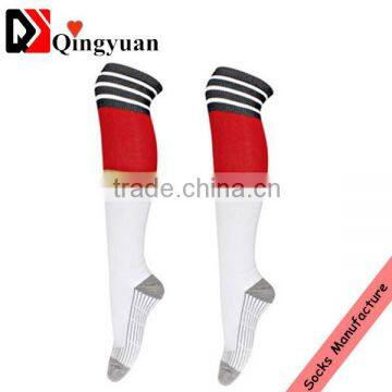 Custom high cotton men football socks