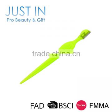 Green Plastic Mini Mens Eyebrow Trimmer