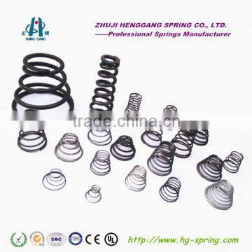 Conical spring with alloy steel spring