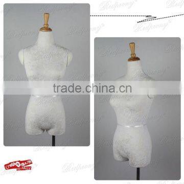 lace fabric half female mannequins dress mannequins