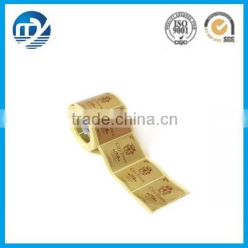 self adhesive custom roll paper sticker