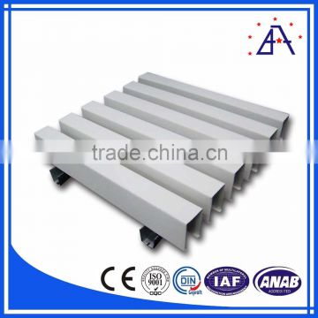 Anodize clear extruded aluminum trim