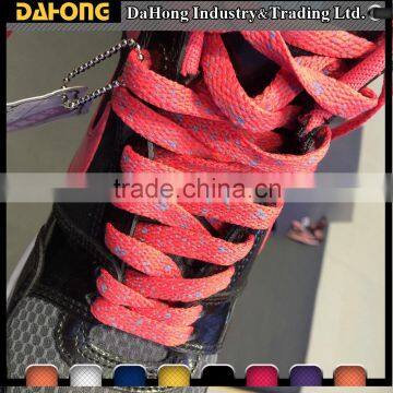 custom design dots printed bulk shoelace manufacturer