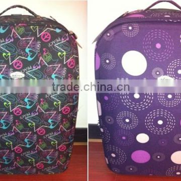 3pcs printed expandable trolley luggage set in stock stocklot overstock