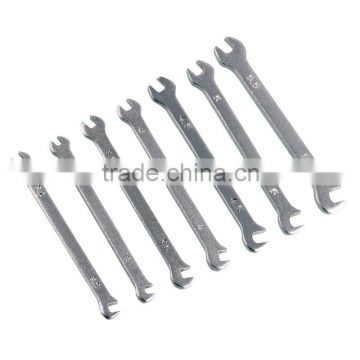 Mini Open End Spanner Wrench Set 7pc 3-5.5mm Flat Offset