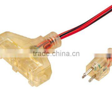 USA 3 Outlet Extension Cable With UL CUL Approval