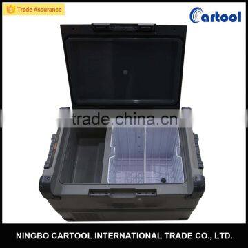 AC DC car portable fridge mini refrigerator with freezer