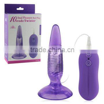 Anal Pleasure Butt Plug - 10 mode Twister Anal plug Sex toy for Women