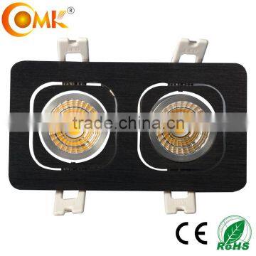 2*5W COB led grille light with dimmable driver