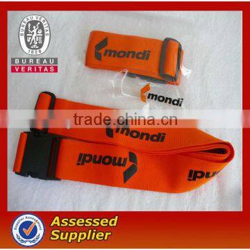 luggage strap with print logo