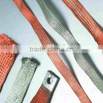 electric power flat copper wire braided cable