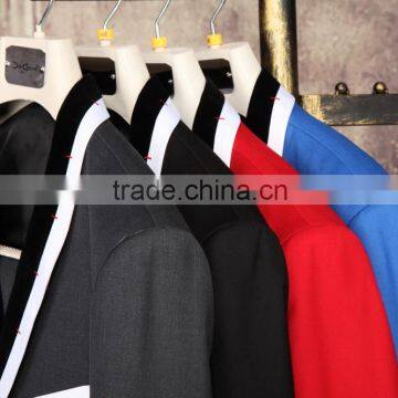 Latest Design Colour Combination Lapel Formal Frock Made to Measure Online Wholesale Shop Wedding Suits for Men photo-4