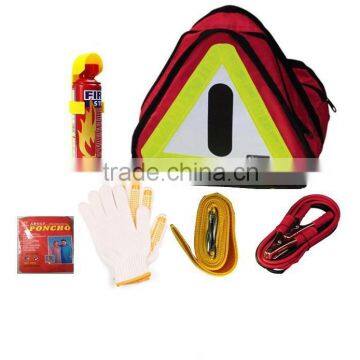 6 PCS auto safety kit roadside car emergency kit with Foam fire extinguisher