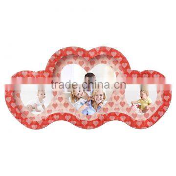 2015 Hot Double Deck + Love Style 3D Illusion Plastic Photo Frame ZD1590K