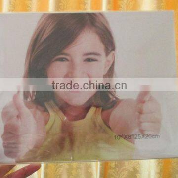 L Shaped Clear Plastic Photo Frame