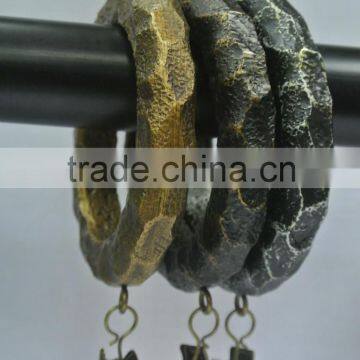 1.5" Heavy Gauge Metal Curtain Rings Hooks Clips And Metal Eyelets For Curtains photo-3