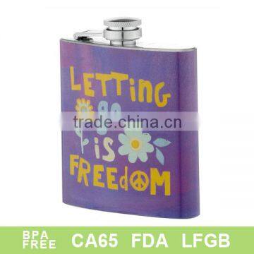 stainless steel single wall Hip Flask