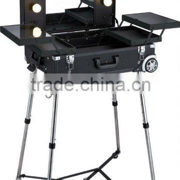 Rolling Makeup Station with lights DB9636K