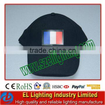 LED lighting cap in country flag design customized