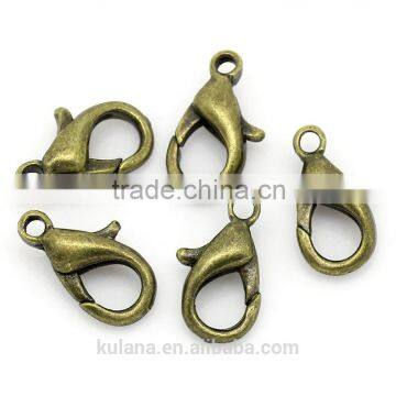 JF9712 Gold/Rhodium/Black/Silver Lobster Clasps Claw Clasp Jewelry Findings