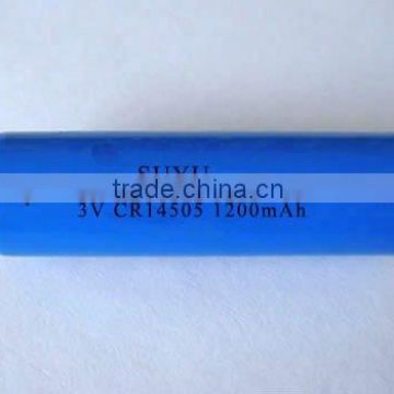 3.0V battery CR14500 aa lithium battery