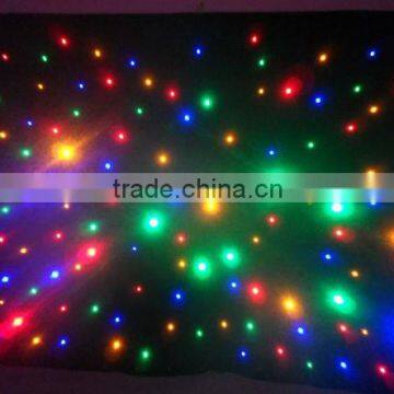 Soft flexible LED star curtain