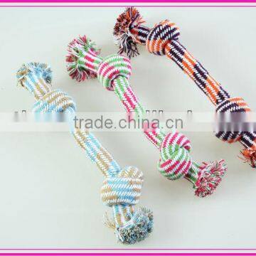 knotted rope bone for pet shop pet toy