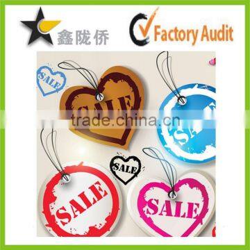 2015 Custom Gird Pattern Custom Brand Hang Tag