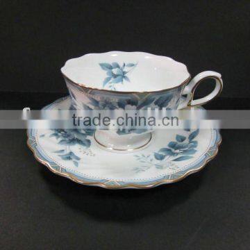 YF27013 bone china cup and saucer