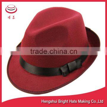 Customized Wool Felt Trilby Hat