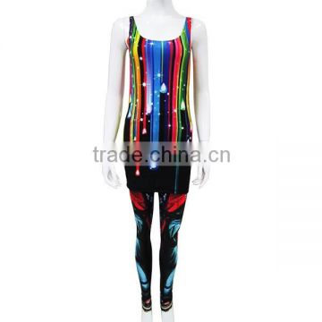 Wholesale Woman Fashion Ladies Sleeveless Elastic Long Tank Tops