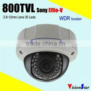 Analog dome camera 800tvl Sony CCD Effio-V starlight night vision oem cctv security camera                        
                                                Quality Choice