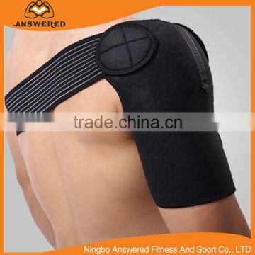 Light Weight Adjustable Gym Sports Single Shoulder Brace Support Strap Wrap Belt Band Pad for Men and Women